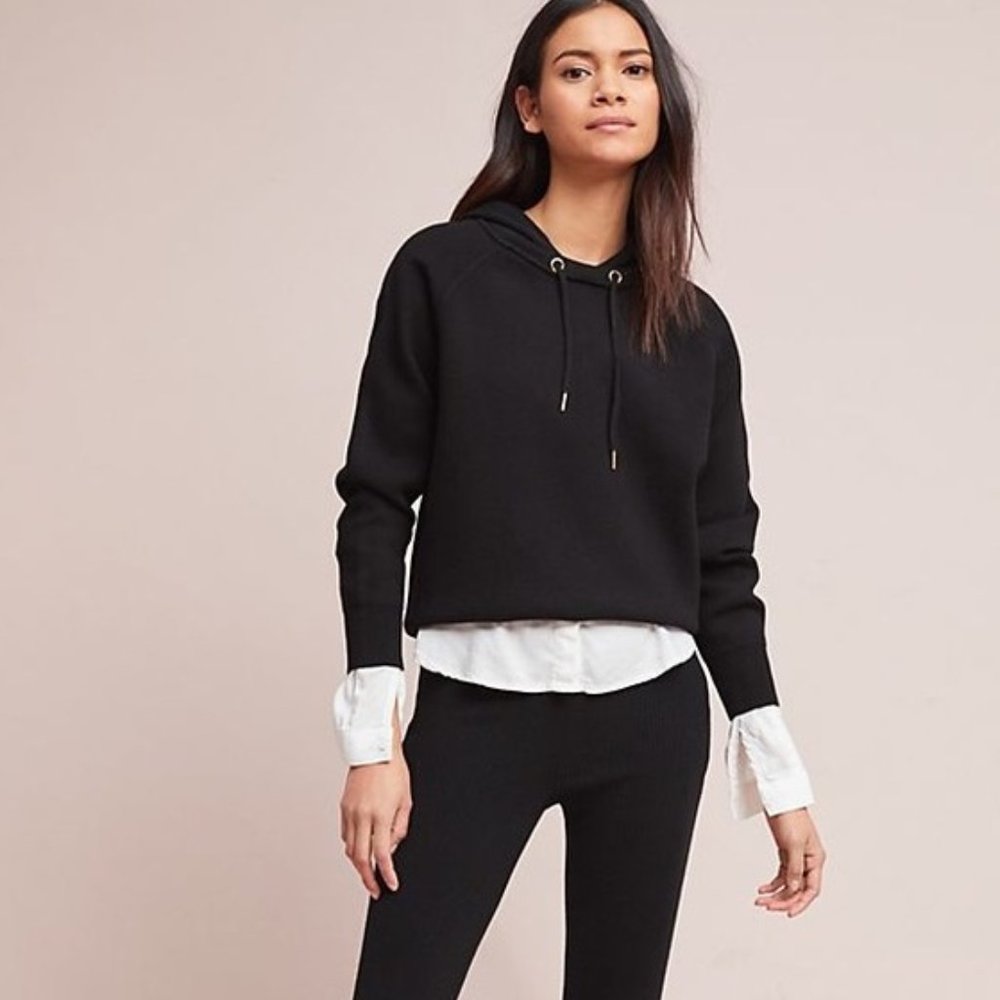 NWT Anthropologie Moth “Unwind” Hooded Sweatshirt